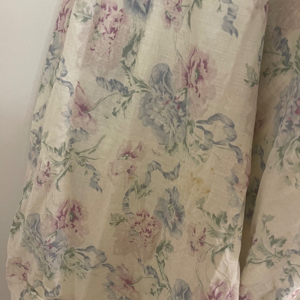 Vintage Eileen West Nightgown Frills Ribbon Cottagecore GrandmaCore Chic - Picture 10 of 10